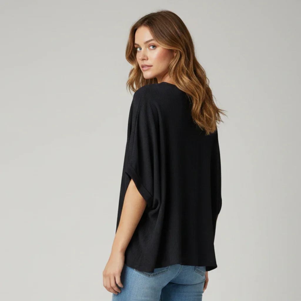 Blouse fluide noir