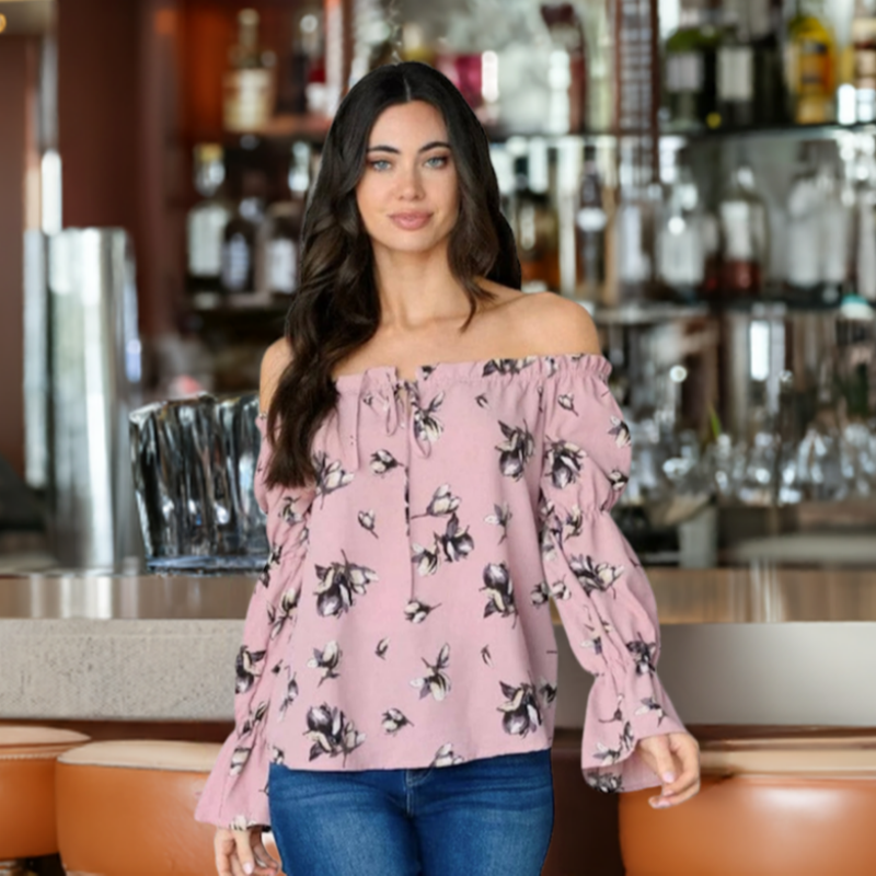 Blouse épaule dénudée