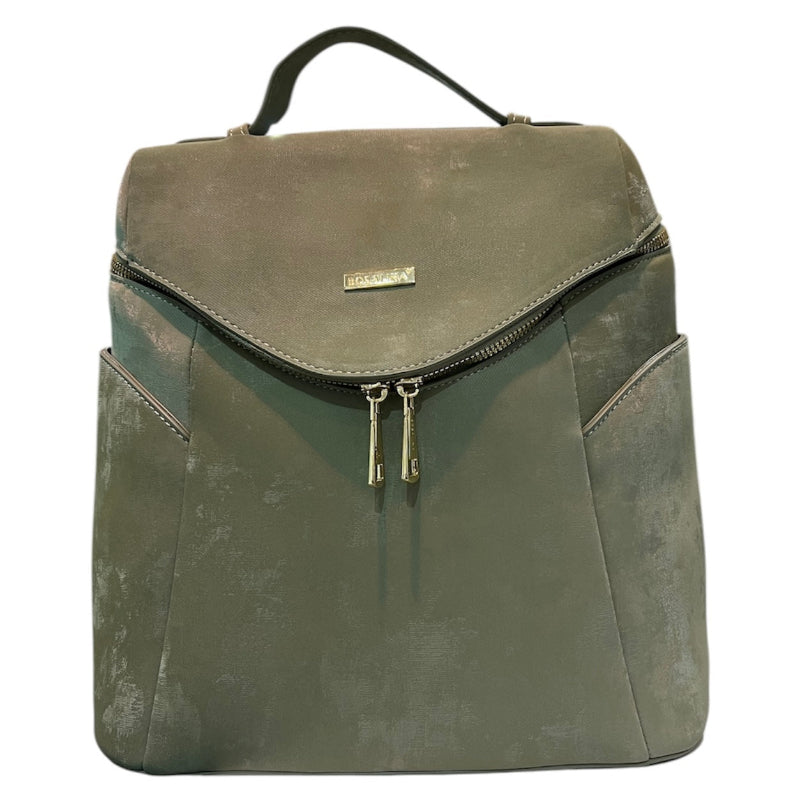 Bosalina sac a dos avec rabat  #couleur_olive