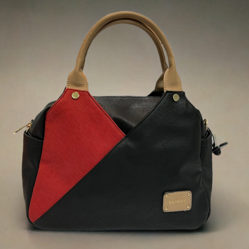 Bosalina sac noir et rouge femme