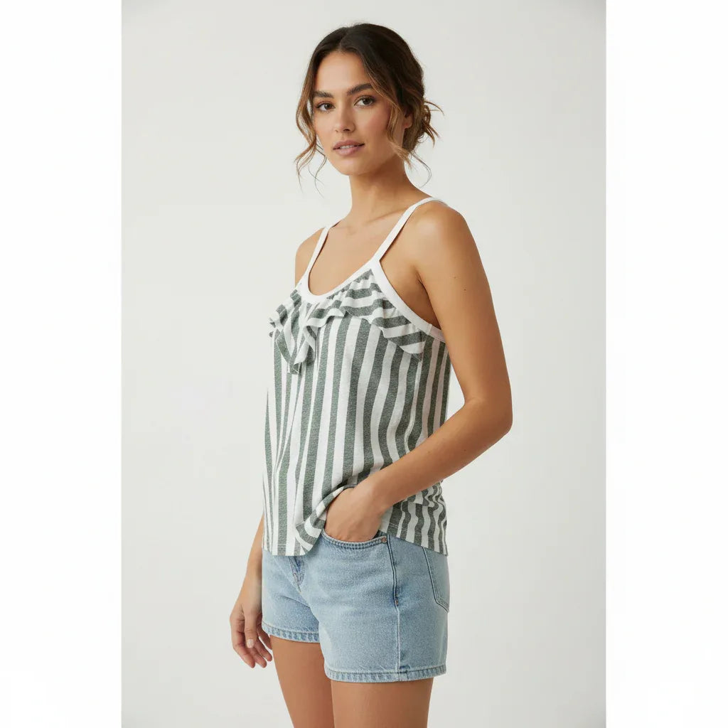 Camisole Old Navy #couleur_vert-blanc