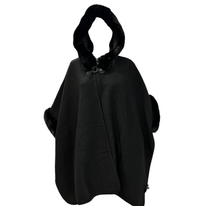 Cape de fourrure #couleur_noir