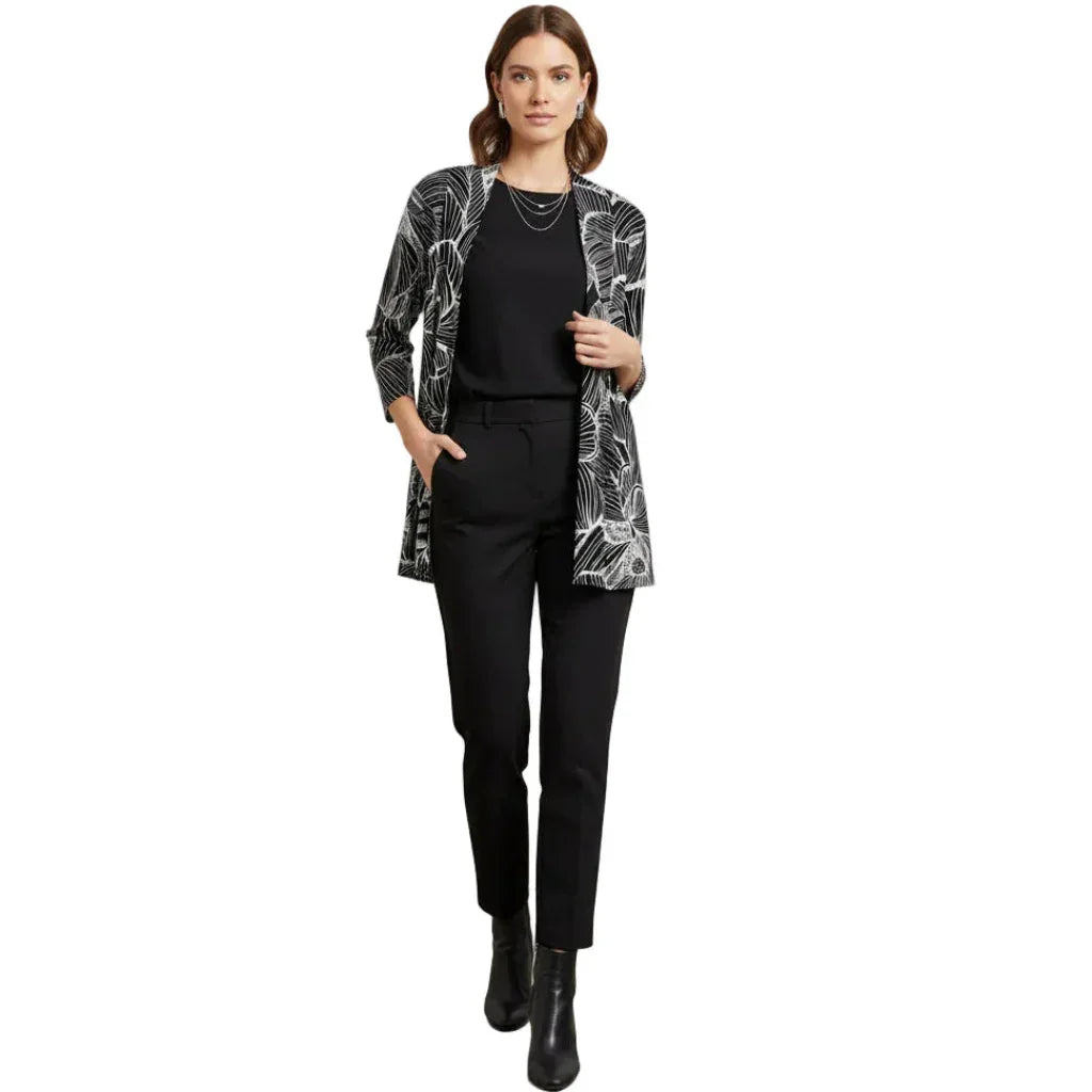Cardigan blanc et noir Julia Divina