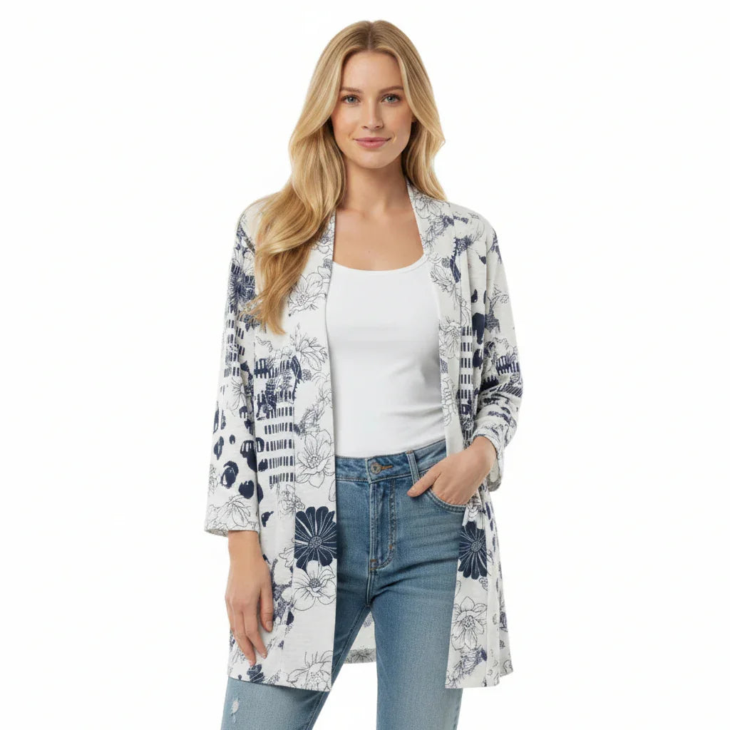 Cardigan col chale