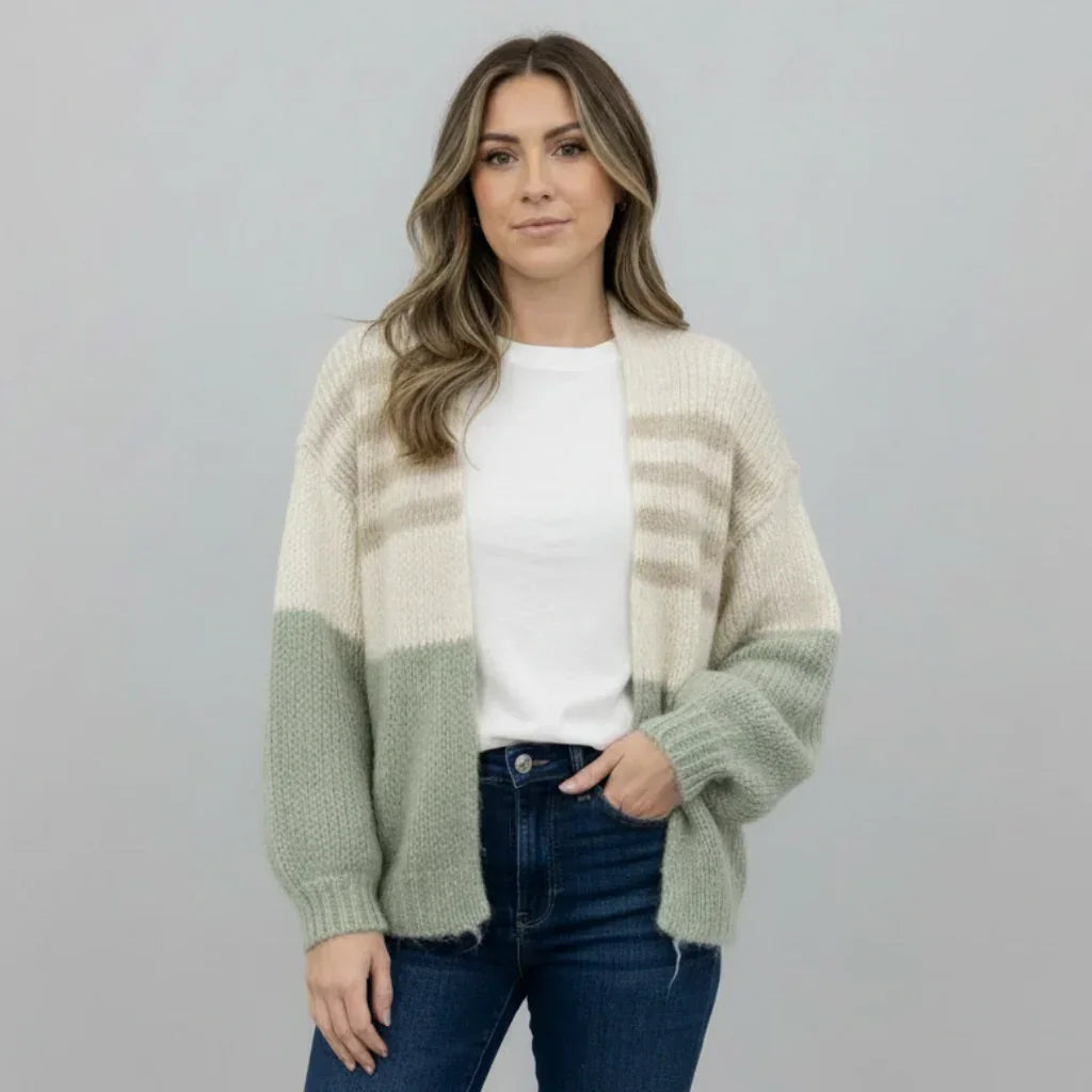Cardigan rayé vero moda