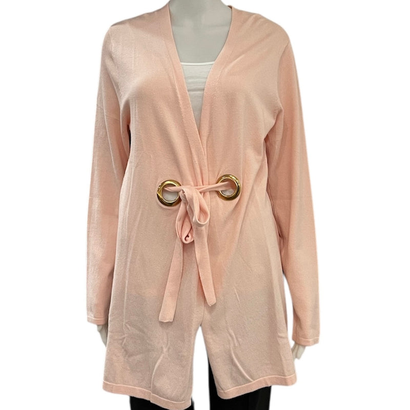 Cardigan uni #couleur_rose