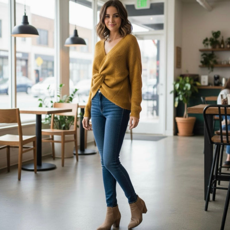 Chandail croisé - C'est Elle