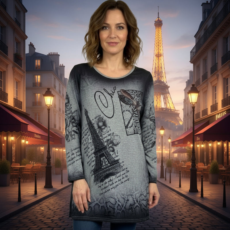 Chandail Paris Casa Donna #couleur_gris