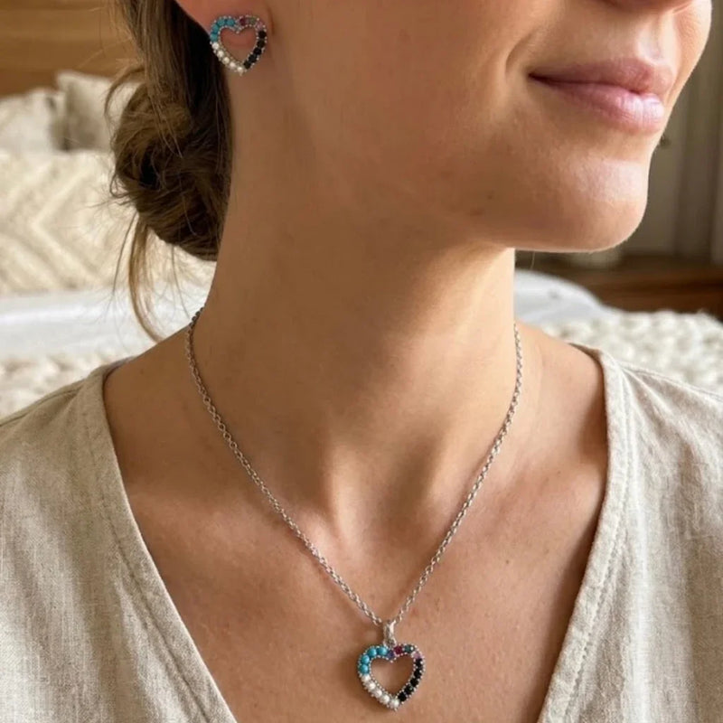Collier boucle oreille