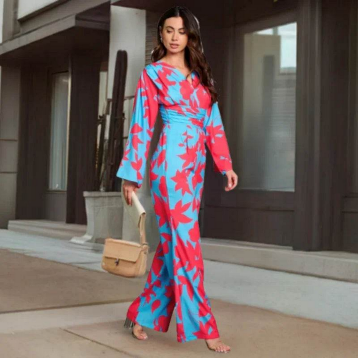 Combinaison jambe large C'est Elle