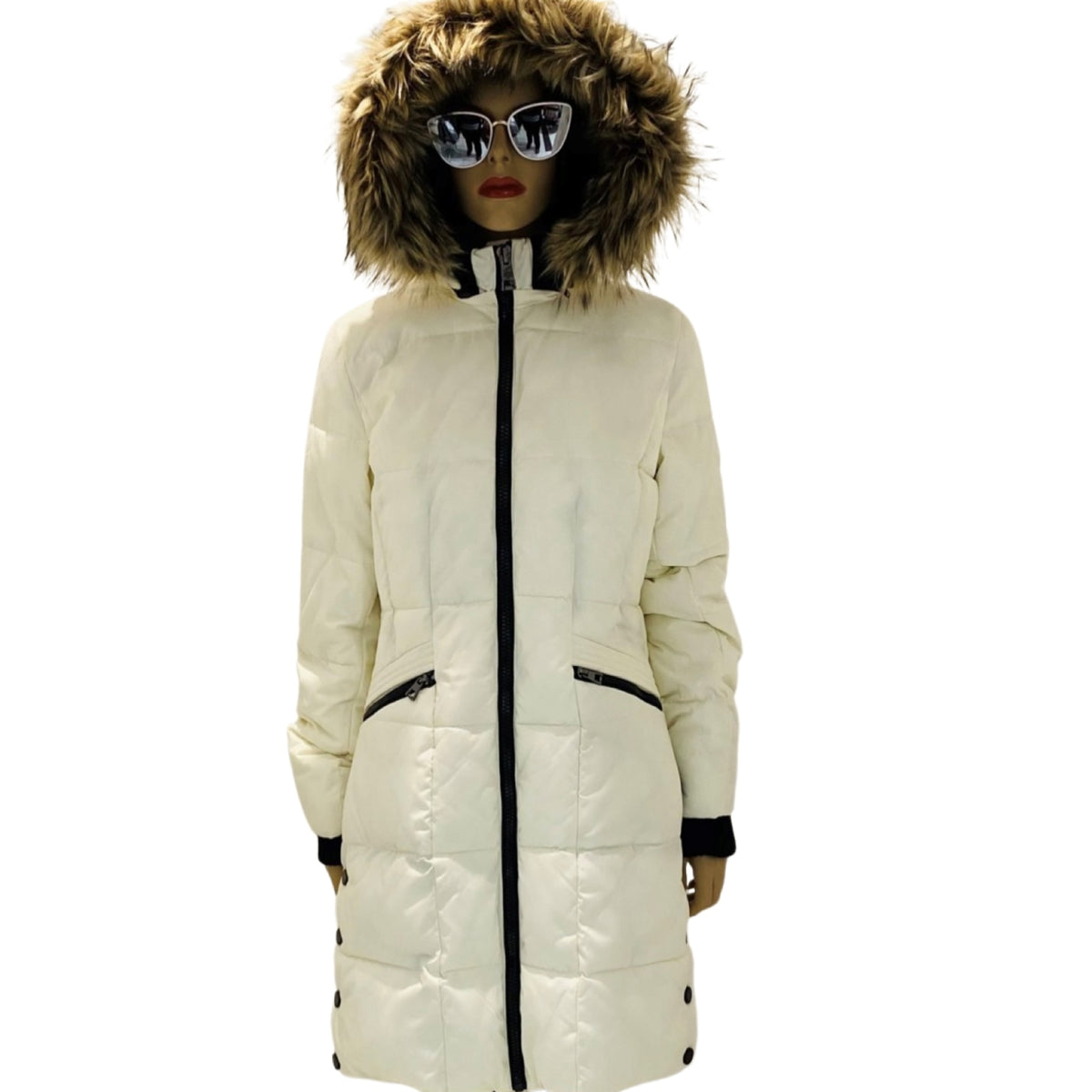 Doudoune blanche imperméable #couleur_blanc