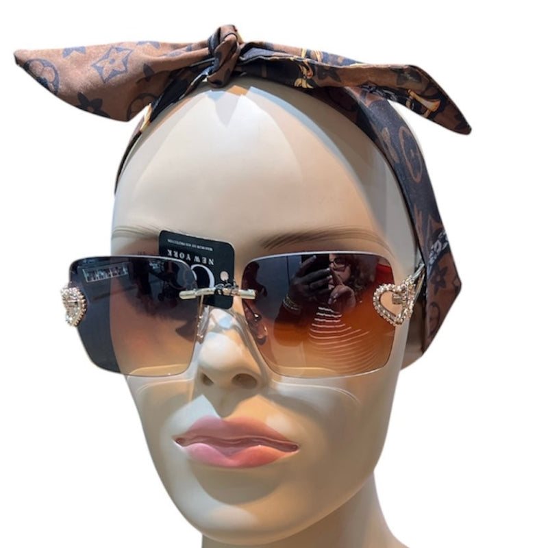 Foulard sac à main soyeux