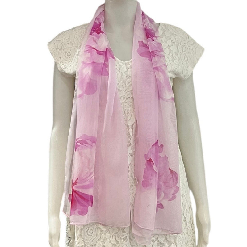 Foulard soyeux #couleur_rose