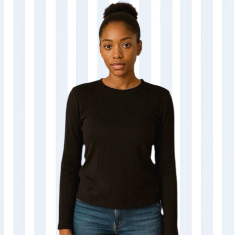 Haut texturé Lavon #couleur_noir