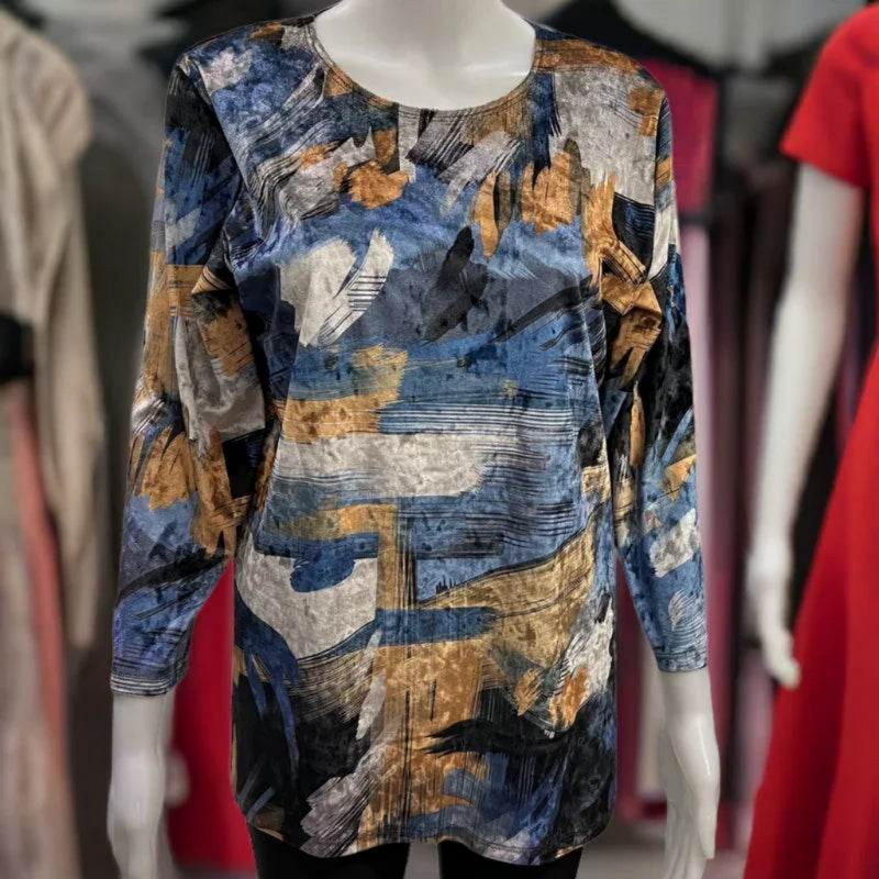 Julia Divina haut slinky moutarde C'est Elle