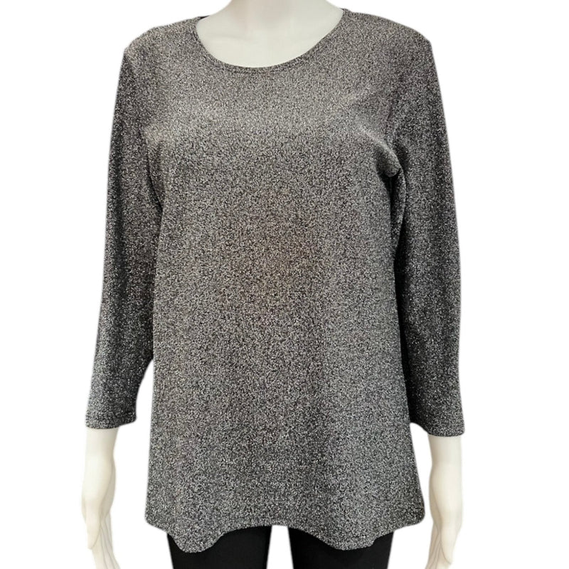 Julia Divina top lurex #couleur_noir