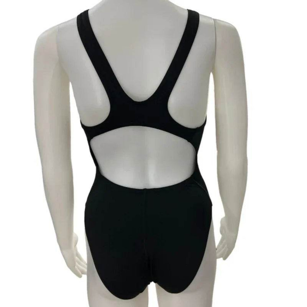 Maillot une-piéce dos ouvert noir C'est Elle