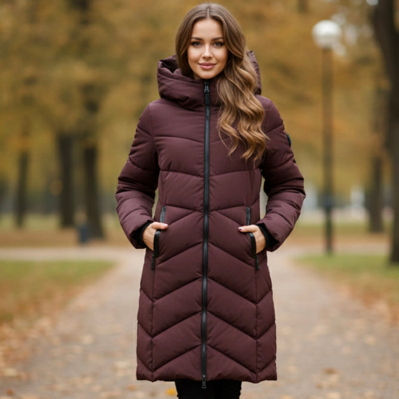 Manteau 3R street wear #couleur_bourgogne