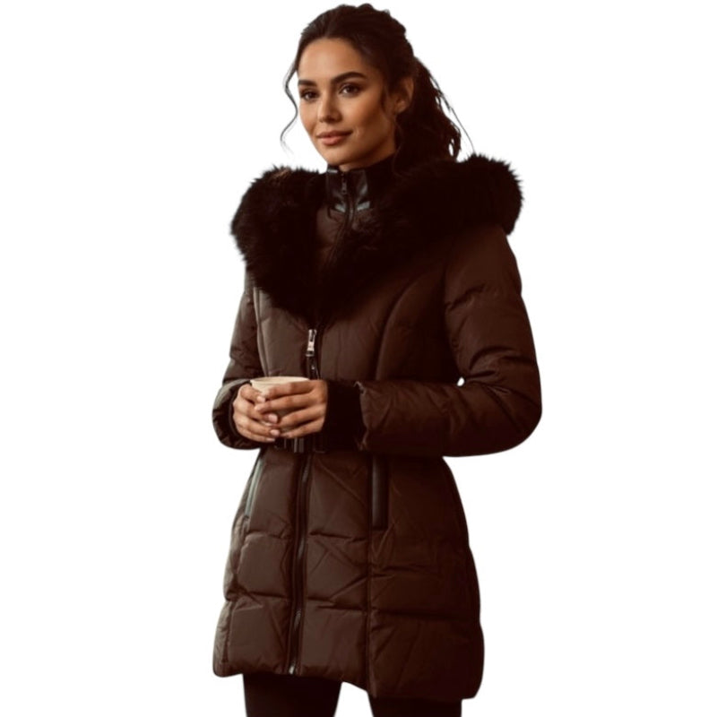 Manteau_avec_ceinture_3R_Arctic_Wear #couleur_brun