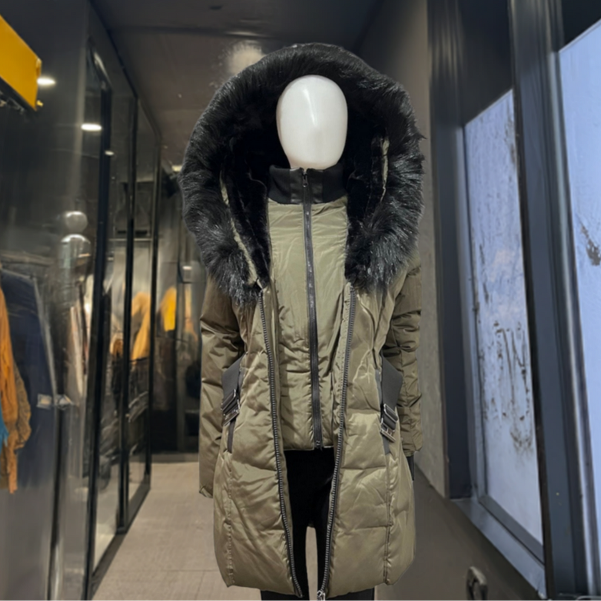 Manteau avec ceinture