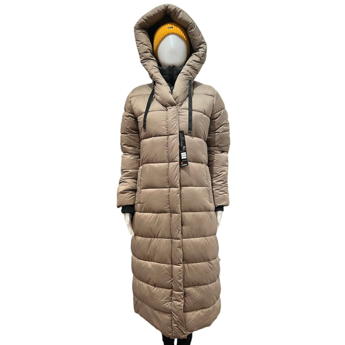 Manteau capitonné #couleur_beige