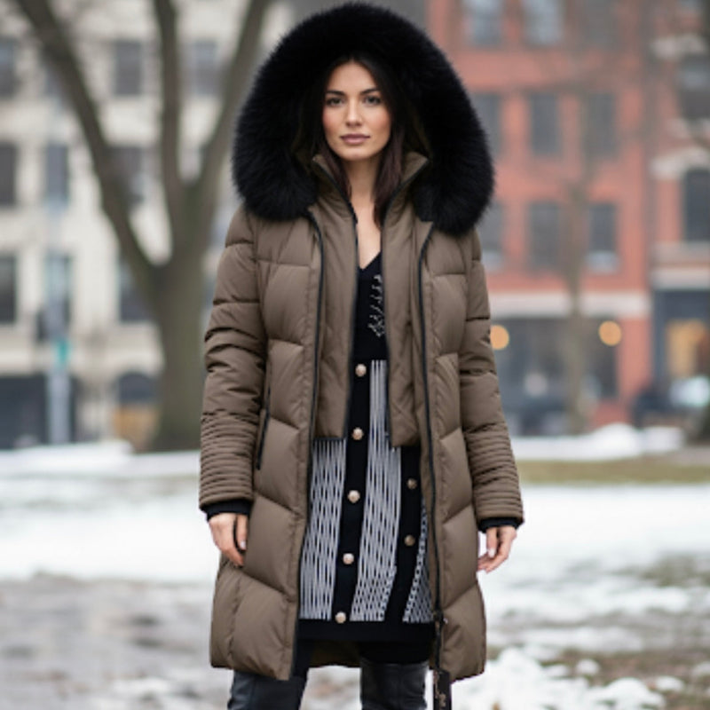 Manteau hiver 3R arctic wear #couleur_beige