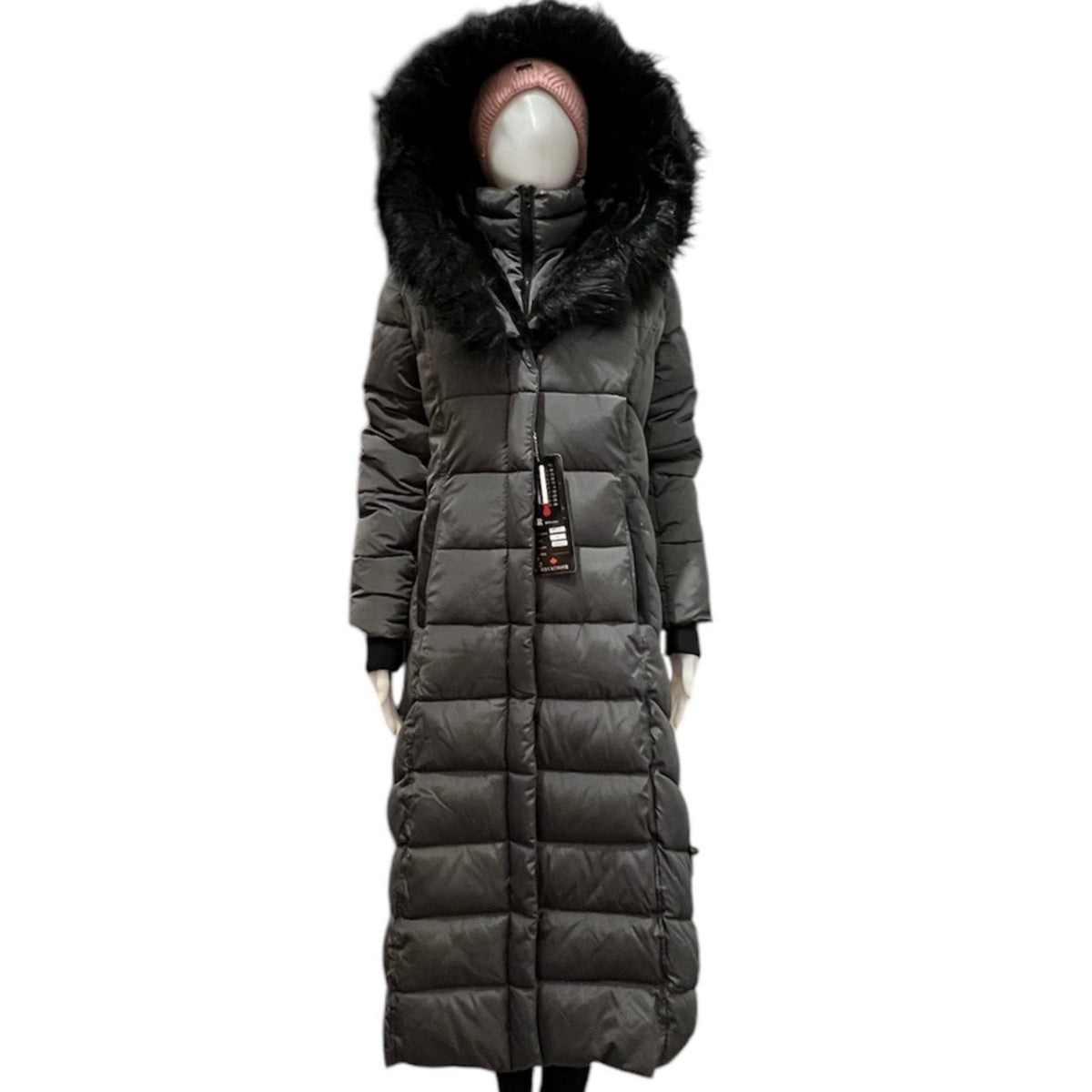 Manteau long et chaud #couleur_gris
