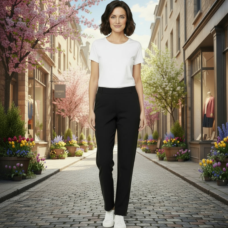 Pantalon Doublé Casa Donna #couleur_noir