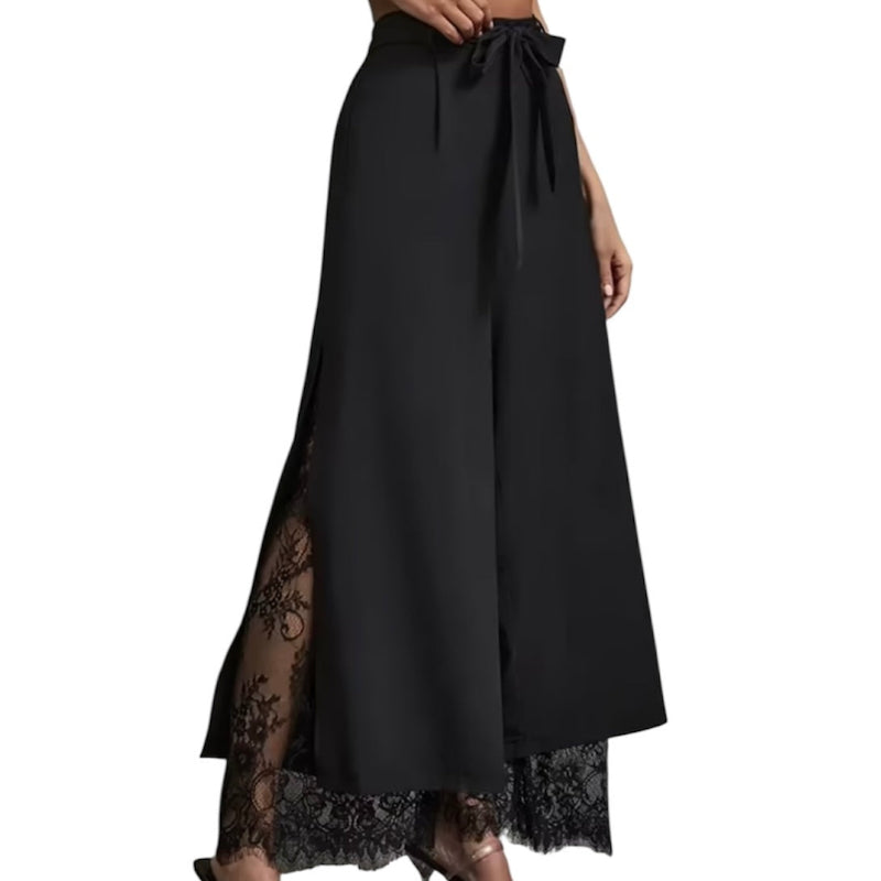 Pantalon en dentelle noir Janes #couleur_noir