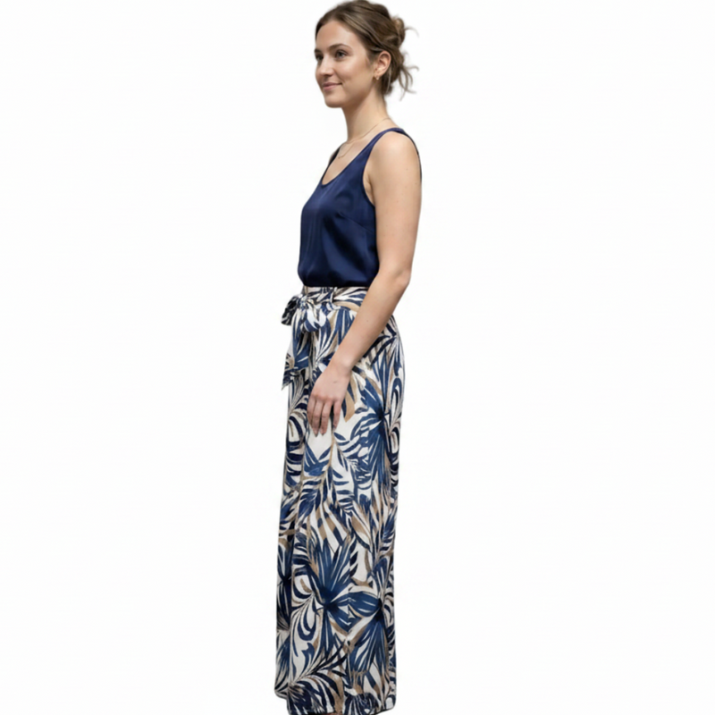 Pantalon évasé femme