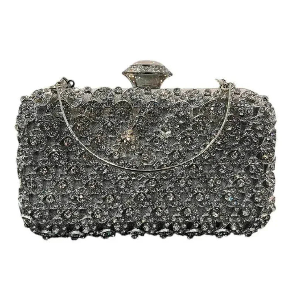 Pochette Soirée Black Box - Noire Et Argentée, Style Clutch, Neuf Avec étiquettes, Pour Femme