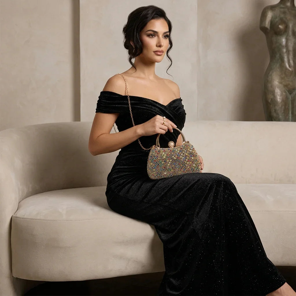 Pochette de soirée luxe