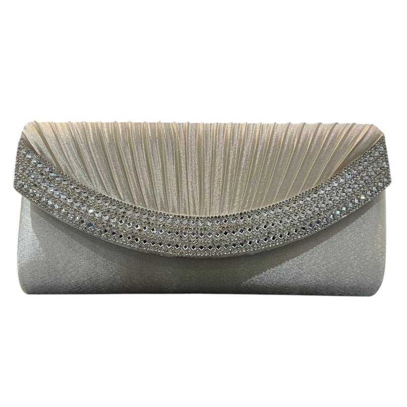 Pochette de soiree  #couleur_argent