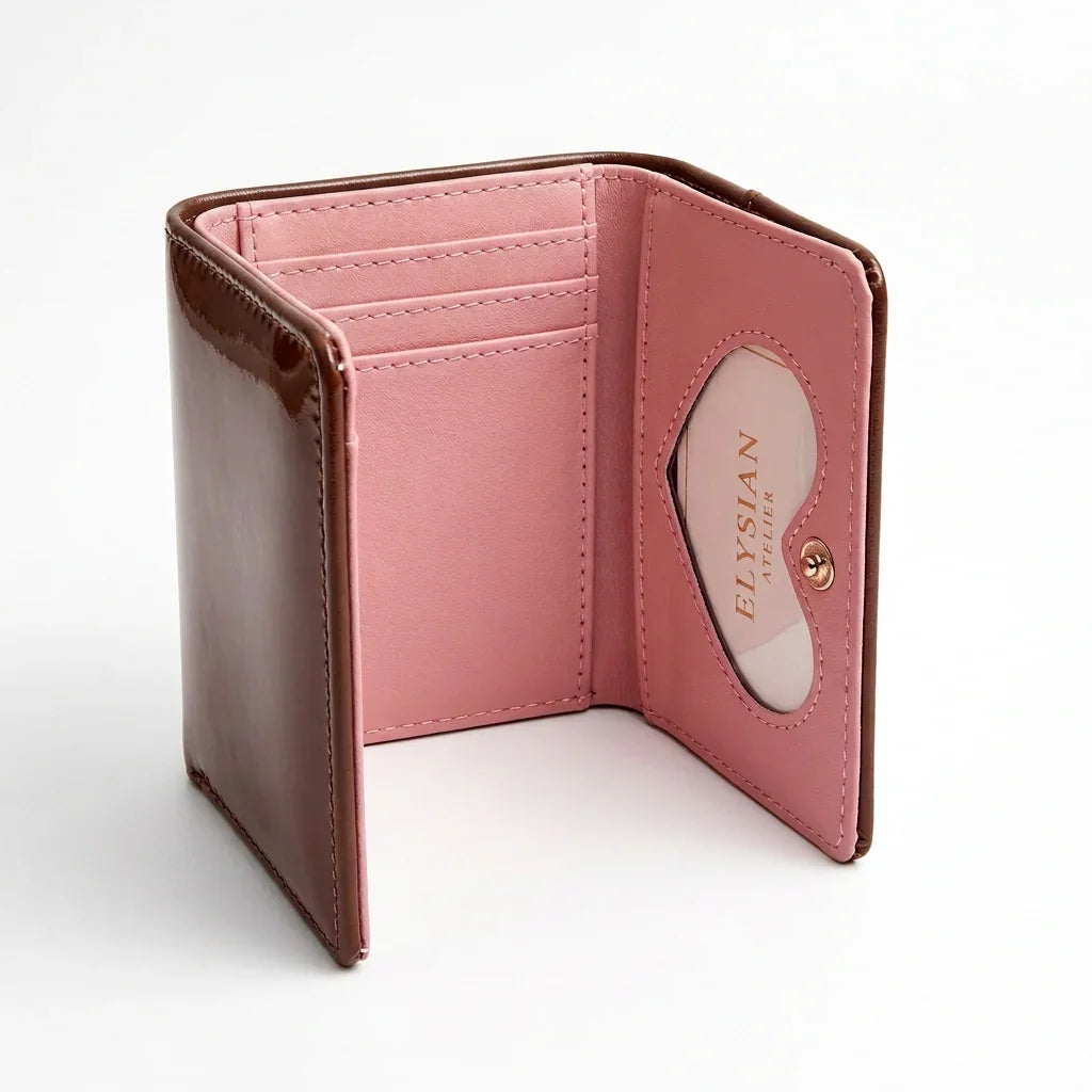 Porte monnaie chat #couleur_taupe