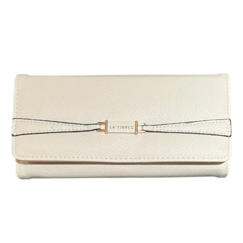Portefeuille avec bandoulière Ivoire
