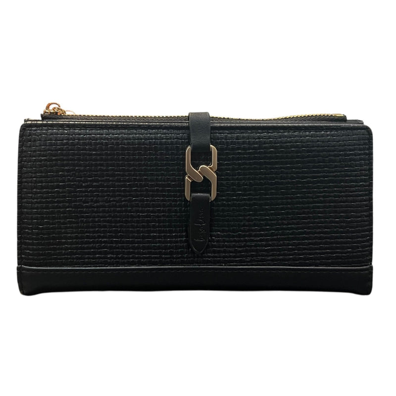 Portefeuille classique Bosalina #couleur_noir