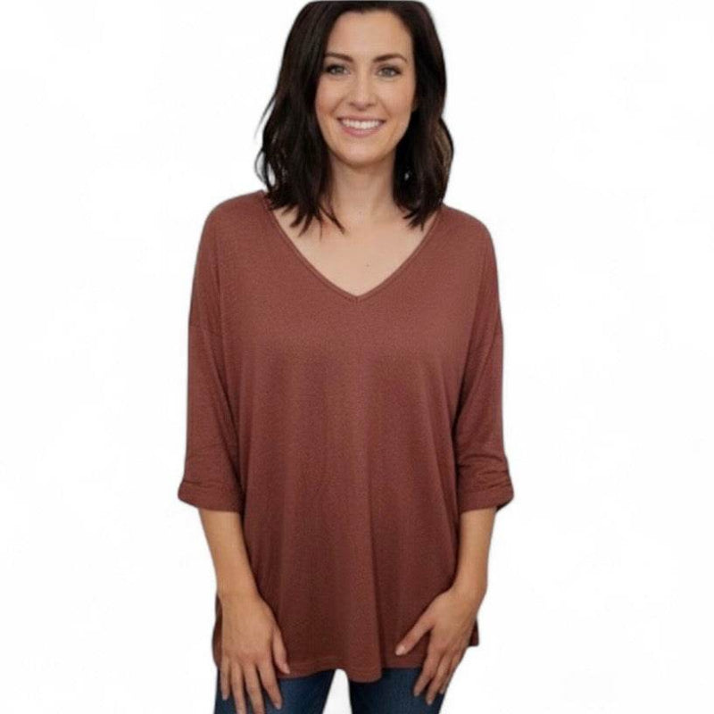 Pull léger col V femme - C'est Elle