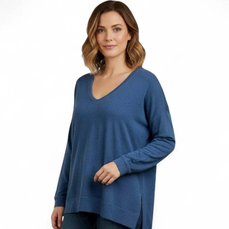 Pull ample col V - C'est Elle