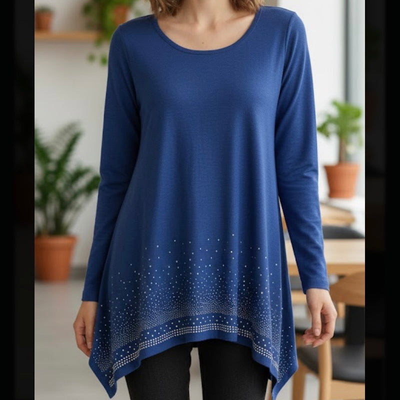 Pull chic Casa Donna #couleur_marine