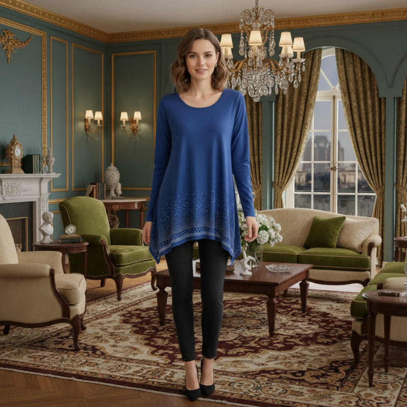 Pull chic Casa Donna #couleur_marine