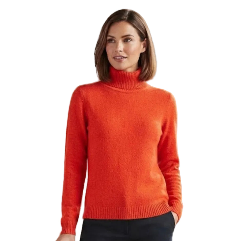 Pull col roulé Vero Moda #couleur_orange