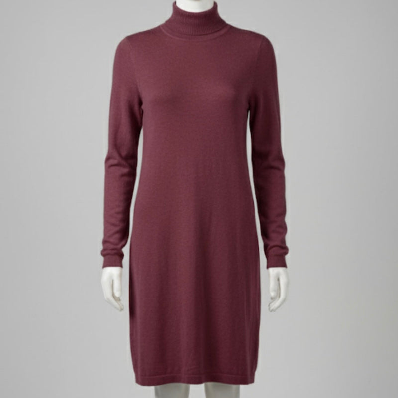 Robe col roulé Vero Moda #couleur_bourgogne