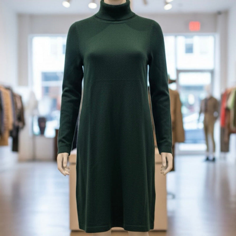 Robe col roulé Vero Moda #couleur_vert-foret