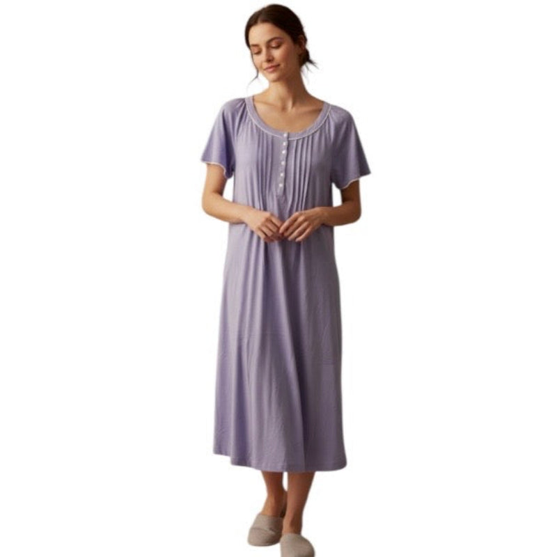 Robe de nuit coton Secret Treasures #couleur_bleu