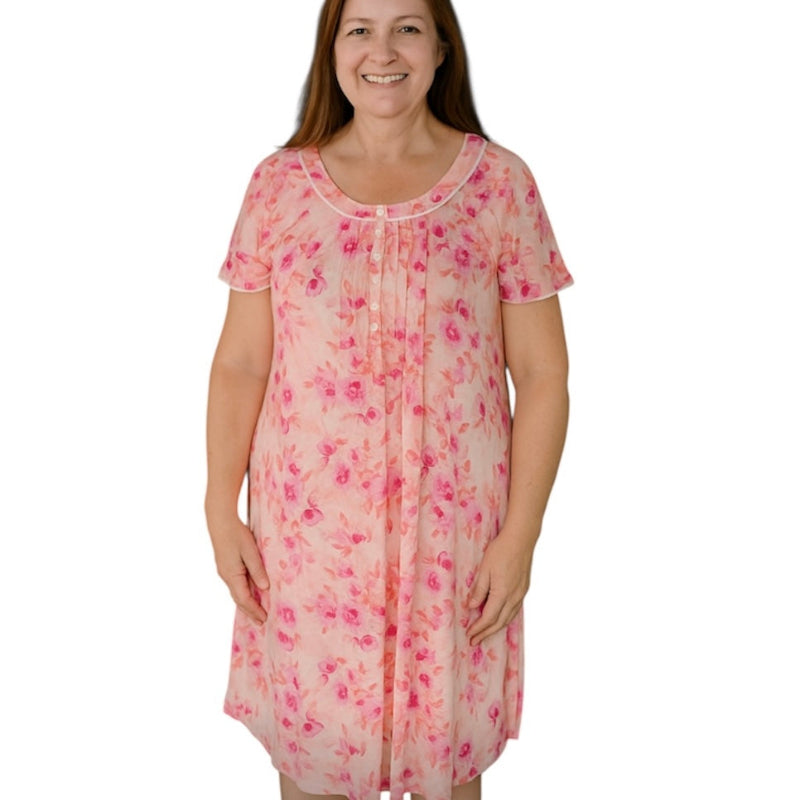 Robe de nuit coton Secret Treasures #couleur_corai