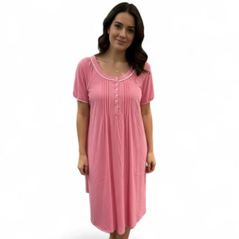 Robe de nuit coton Secret Treasures #couleur_rose