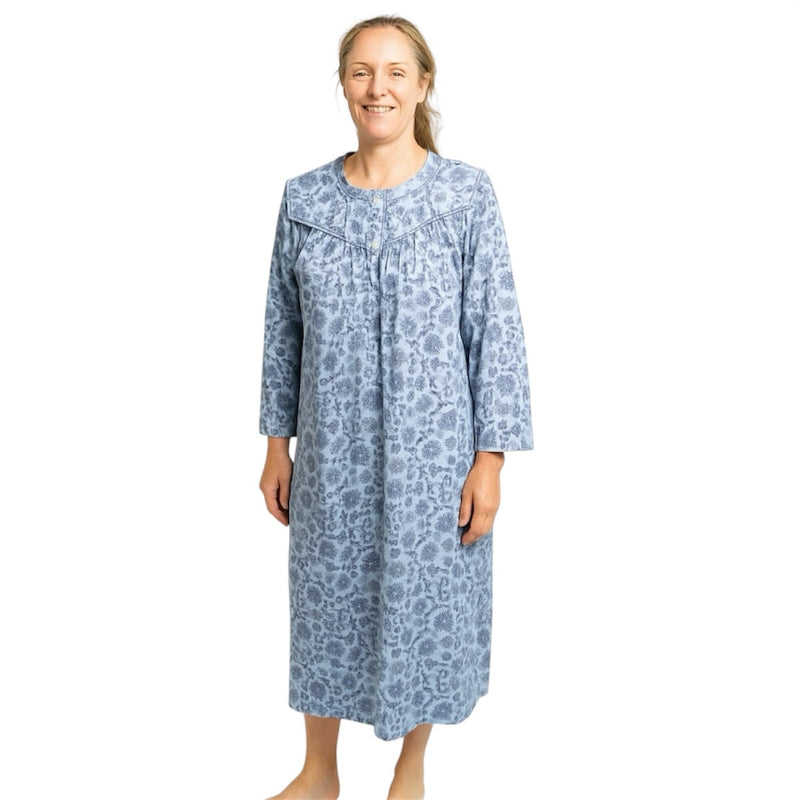 Robe de nuit polaire #couleur_bleu-imprimé