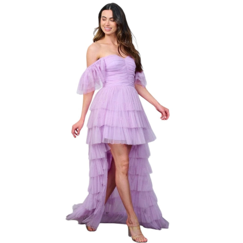 Robe en tulle #couleur_lavande