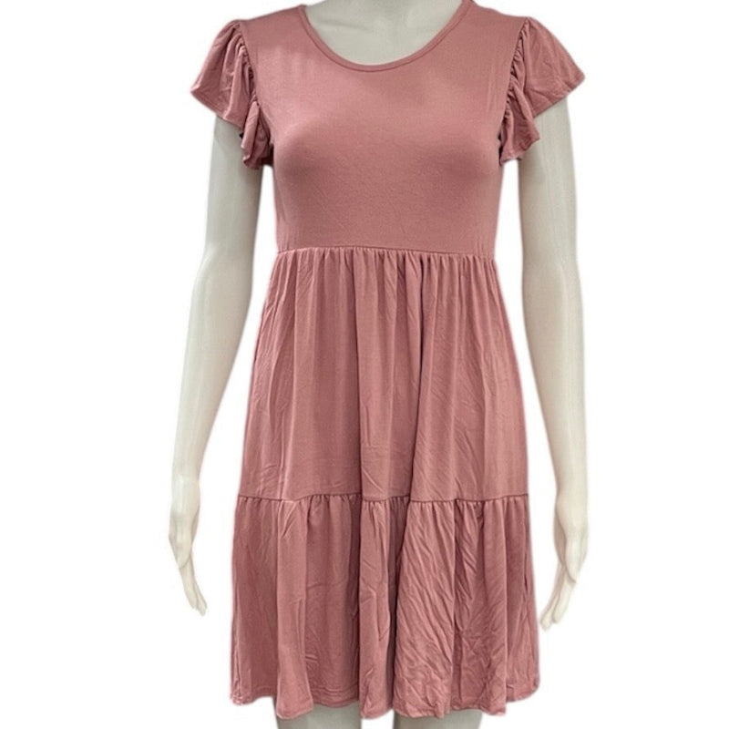Robe frou frou #couleur_rose