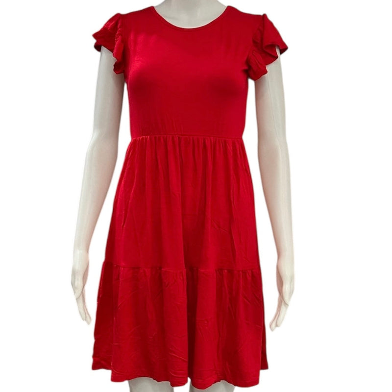 Robe frou frou #couleur_rouge